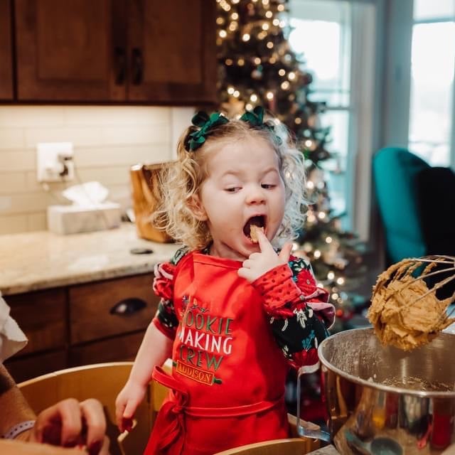 Gingerbread Cookie Baking Crew Custom Christmas Aprons